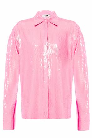 Sequinned shirt with pocket, zdjęcie 1 Sequinned shirt with pocket od MSGM